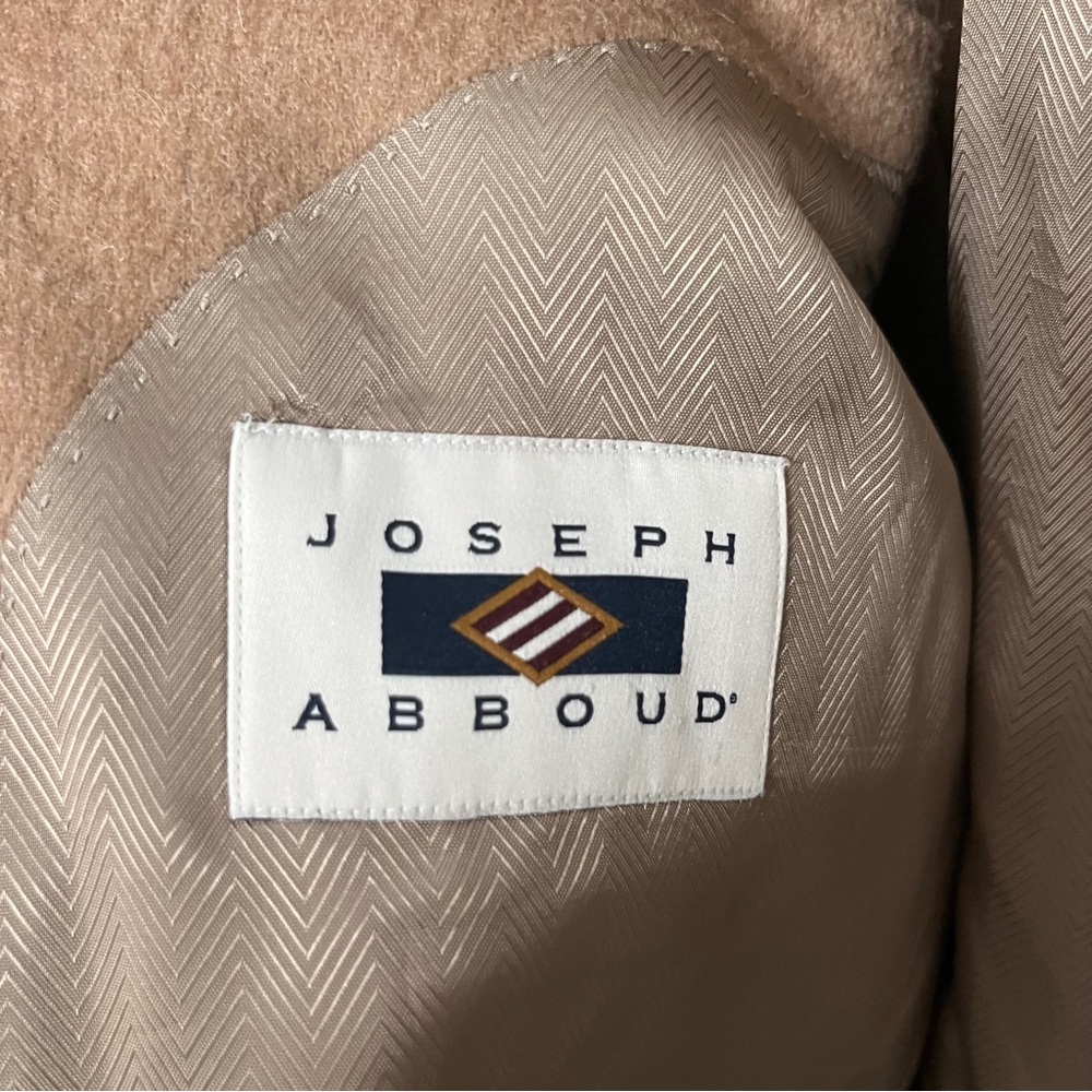 Joseph Abboud 100% Camel Hair Made in Italy Tan Sport Coat Lanificio Campore 46L - Picture 9 of 13
